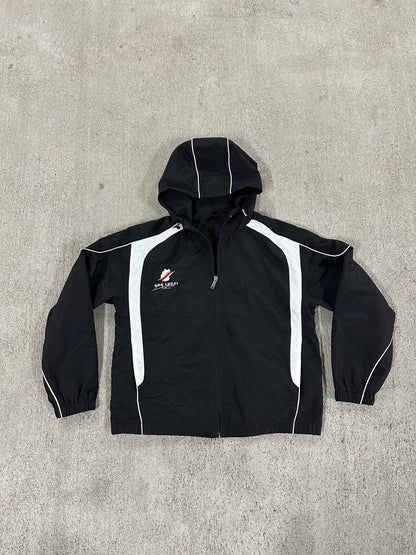 DON LUCCI "Piece #4"(Black Tracksuit Chrome Accents Hoodie)