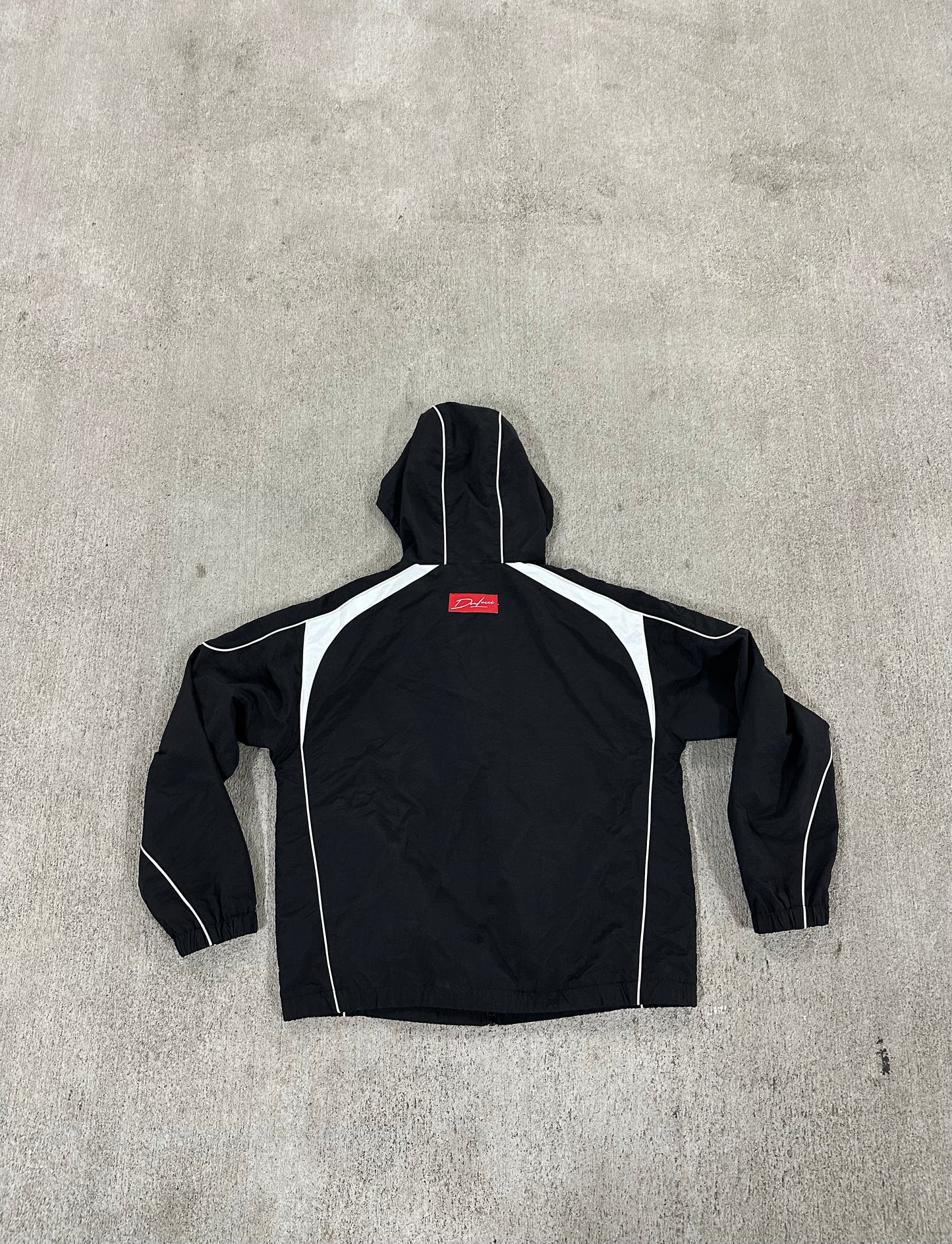 DON LUCCI "Piece #4"(Black Tracksuit Chrome Accents Hoodie)